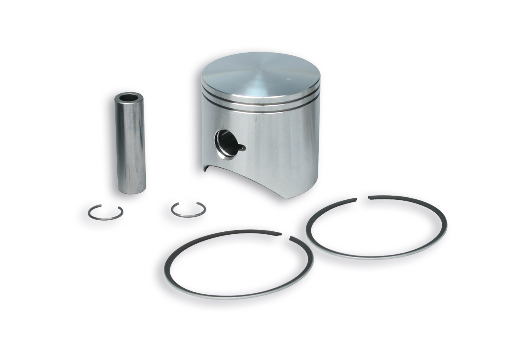 Malossi Piston 2T D.65 with pin D.16 and 2 semi-trapezoidal rings size C